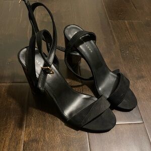 New Look Black Strappy Heels